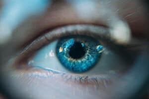 close up of blue eye - LASIK