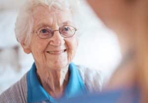 Senior,Woman,,Optician,And,Vision,Glasses,In,Eye,Care,Exam,