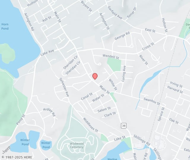 Location Map: 955 Main St Winchester, MA 01890